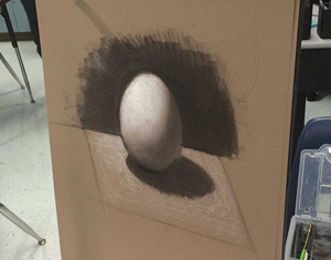 Completed drawing project - Egg