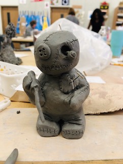 completed clay project