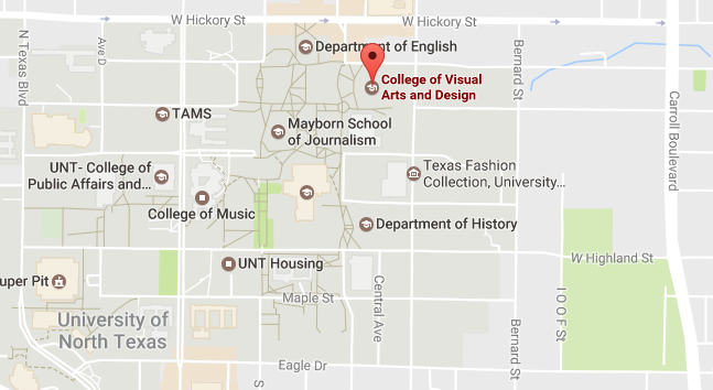 Map to Art Building
