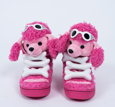 Jeremy Scott Pink Poodle shoes 